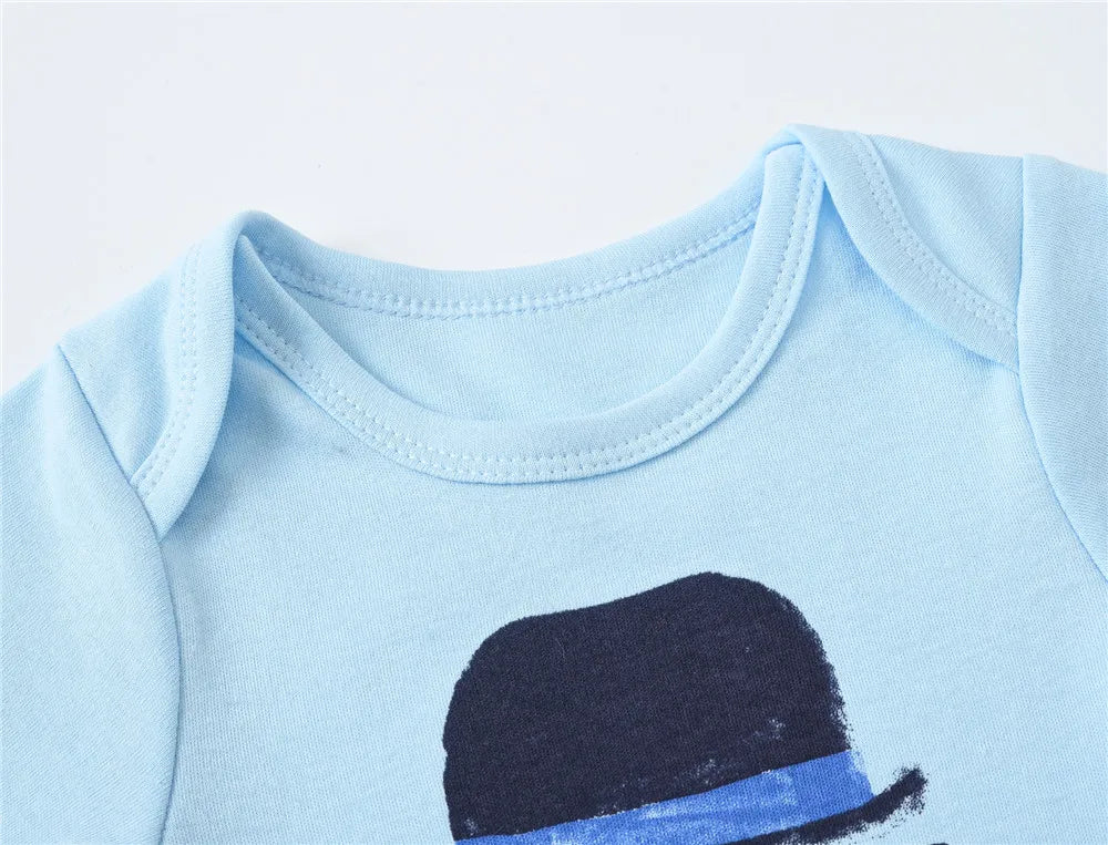 Baby Newborn 6Pcs/lot Short Sleeve Cotton Bodysuit