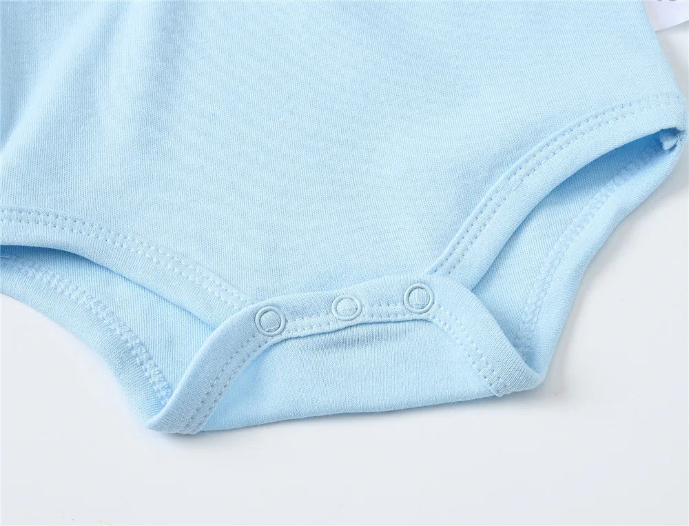 Baby Newborn 6Pcs/lot Short Sleeve Cotton Bodysuit