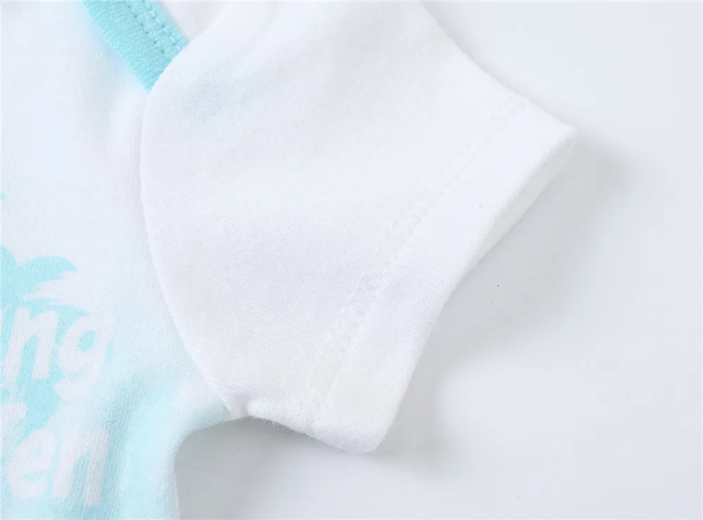 Baby Newborn 6Pcs/lot Short Sleeve Cotton Bodysuit
