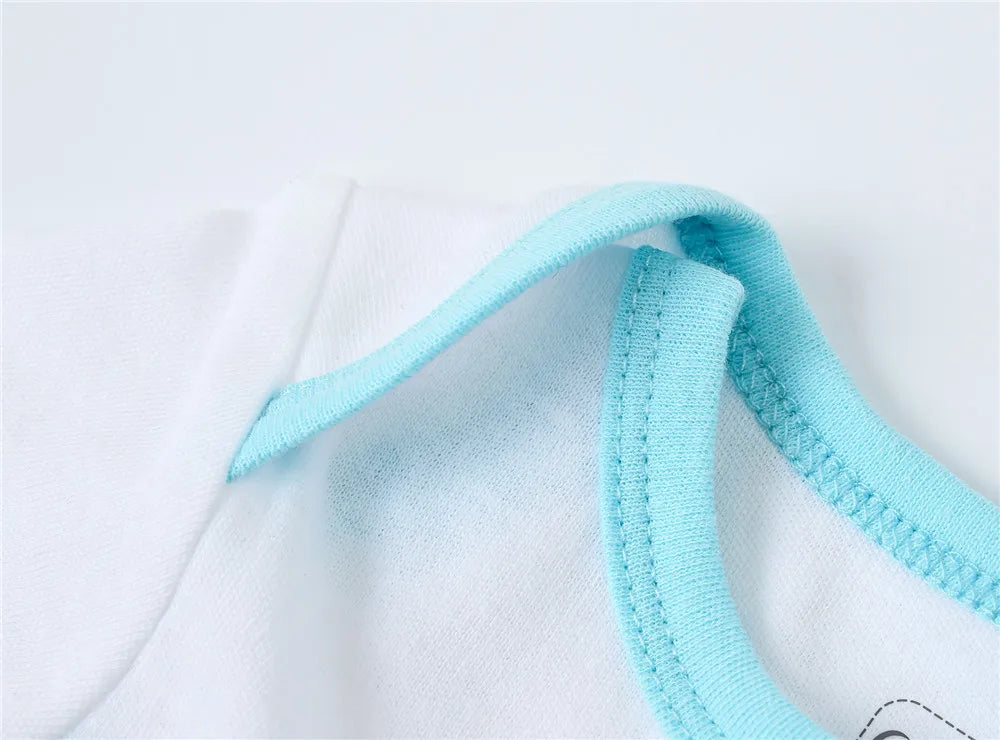 Baby Newborn 6Pcs/lot Short Sleeve Cotton Bodysuit