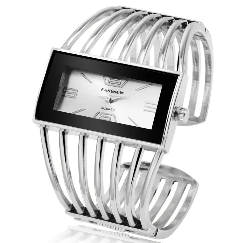 Women's Luxury Fashion Rose Gold Bangle Bracelet Watch