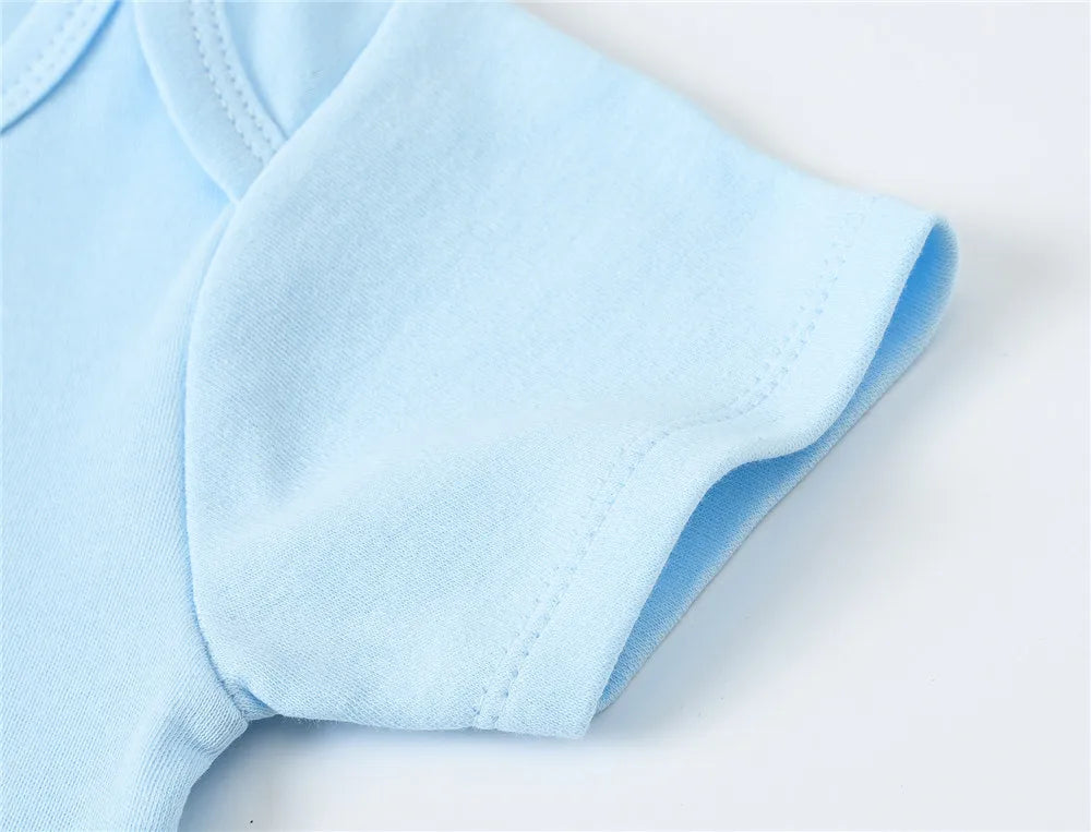 Baby Newborn 6Pcs/lot Short Sleeve Cotton Bodysuit