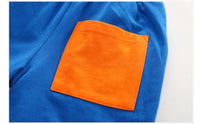 Kids 2Pcs Striped Hooded Zipper Jackets And Pant Set Allmartdeal