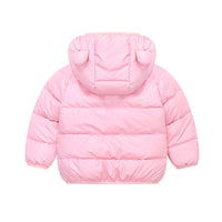 Kids Glossy Waterproof Hooded Zipper Snowsuit Set Allmartdeal