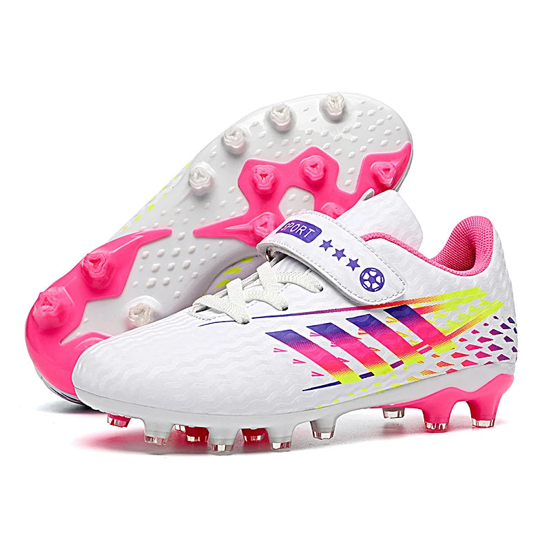 Kids High Quality TF Non-slip Lightweight Soccer Cleats Shoes Allmartdeal