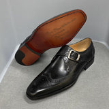 Men Genuine Leather Italian Wingtip Oxford Shoes Allmartdeal
