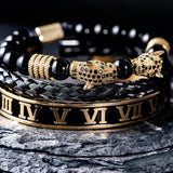 Men Handmade Stone Beads Bracelet Set Allmartdeal