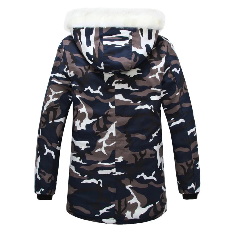 Men Military Hooded Camouflage Parkas Jacket Allmartdeal