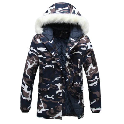 Men Military Hooded Camouflage Parkas Jacket Allmartdeal