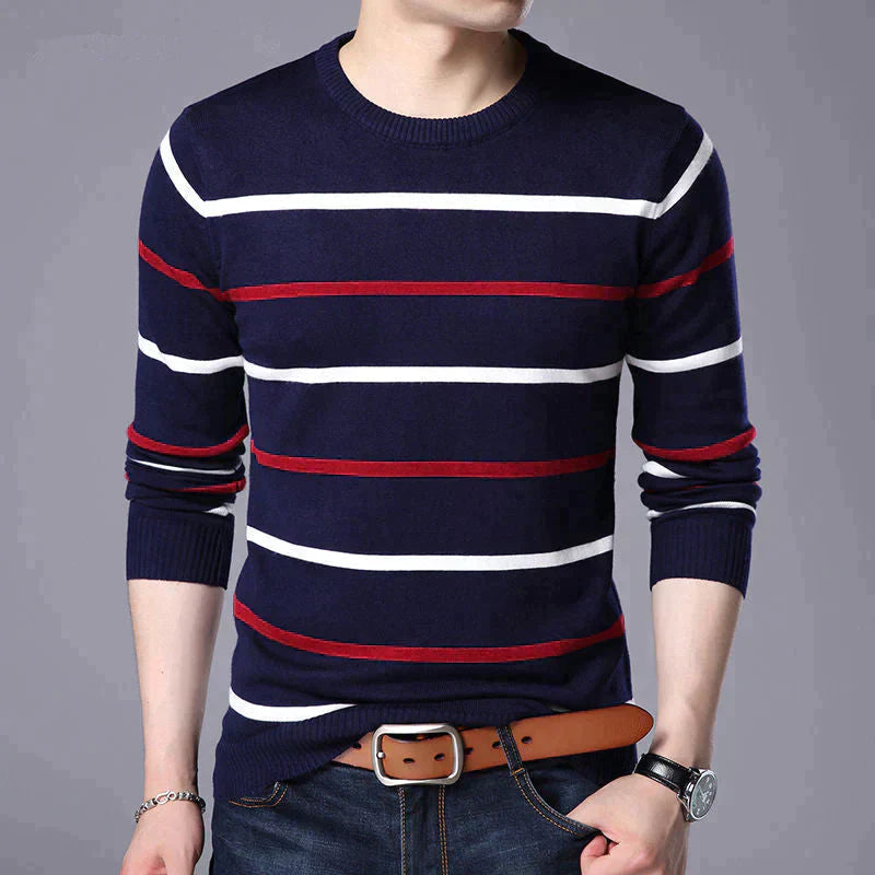 Men Wool Slim Fit Pullover Sweater Allmartdeal