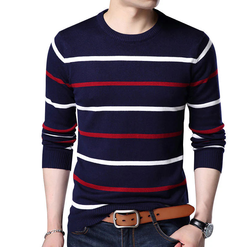 Men Wool Slim Fit Pullover Sweater Allmartdeal