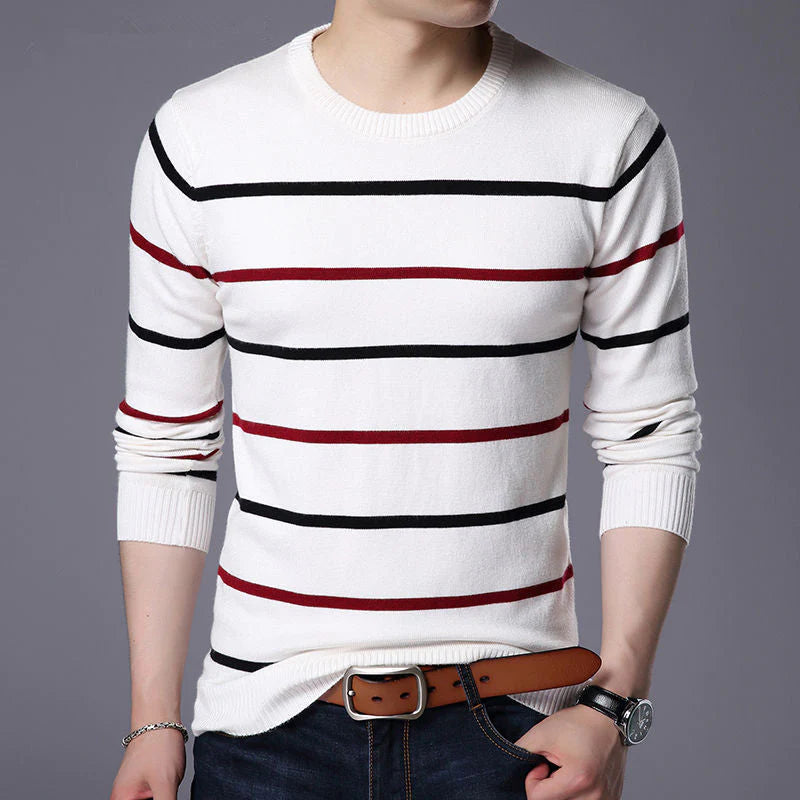 Men Wool Slim Fit Pullover Sweater Allmartdeal