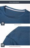 Men's Cotton Summer Short Sleeve O Neck T-Shirt Allmartdeal