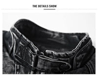 Men's Denim Solid Jeans Jacket Allmartdeal