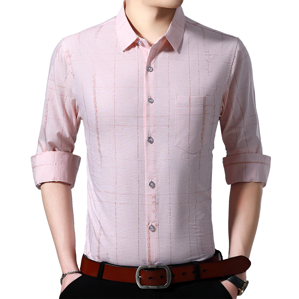 Men's Fashion Long Sleeve Luxury Shirt Allmartdeal