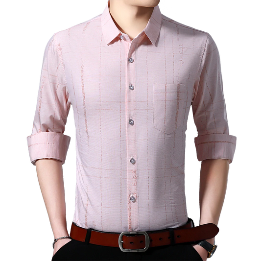 Men's Fashion Long Sleeve Luxury Shirt Allmartdeal