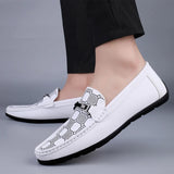 Men's Genuine Leather Moccasins Loafers Allmartdeal