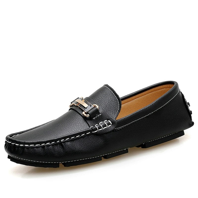 Men's Handmade Fashion Genuine Leather Slip-On Loafer Allmartdeal