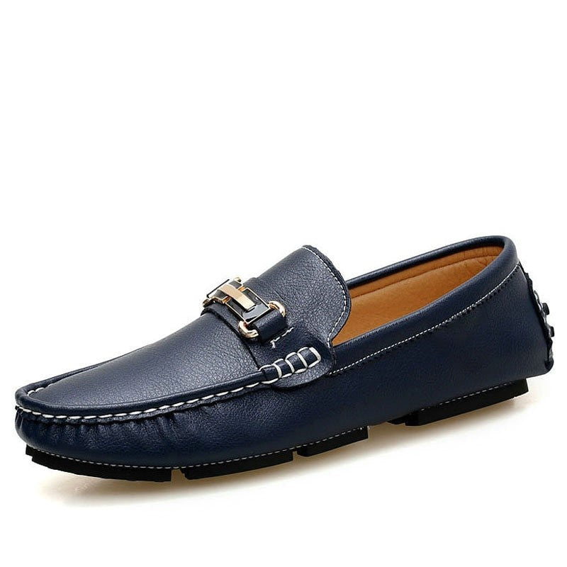 Men's Handmade Fashion Genuine Leather Slip-On Loafer Allmartdeal