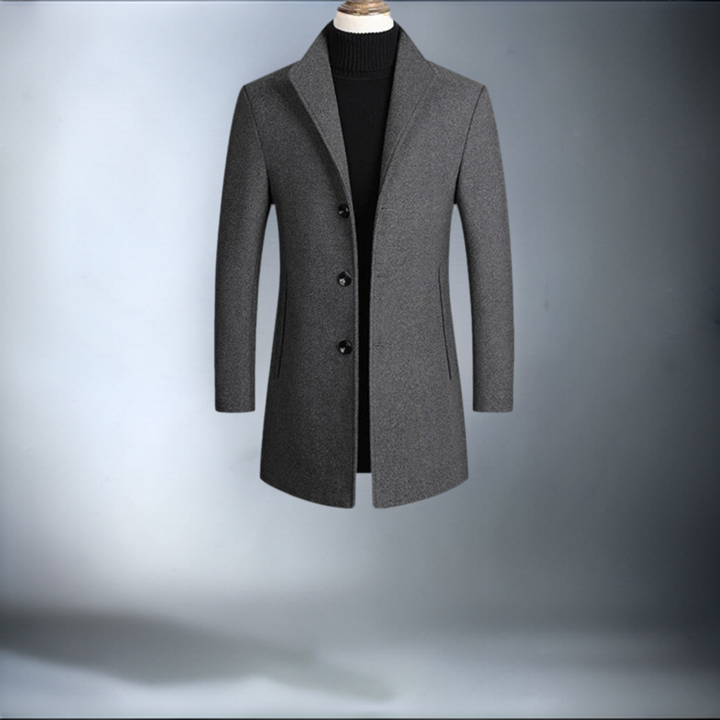 Men's High Quality Luxurious Wool Coat Allmartdeal