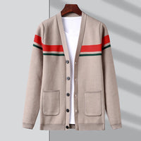 Men's Luxury Fashion Knitted Cardigan Sweater Allmartdeal