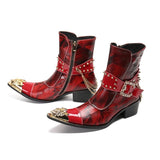 Men's Luxury Western Cowboy Genuine Leather Boots Allmartdeal