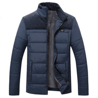 Men's Solid Color Casual Warm Windproof Jacket Allmartdeal