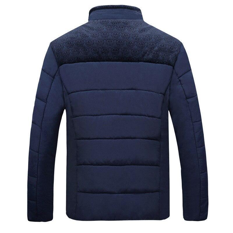 Men's Solid Color Casual Warm Windproof Jacket Allmartdeal