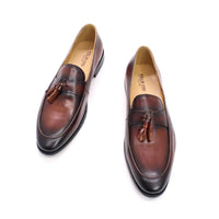 Men's Tassel Loafers Cow Leather Shoes Allmartdeal