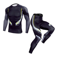 Men's Thermal Compression Fitness Training Suit Allmartdeal