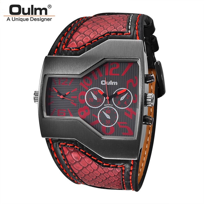 Men's Two Time Zone Quartz Sport Wristwatch Allmartdeal