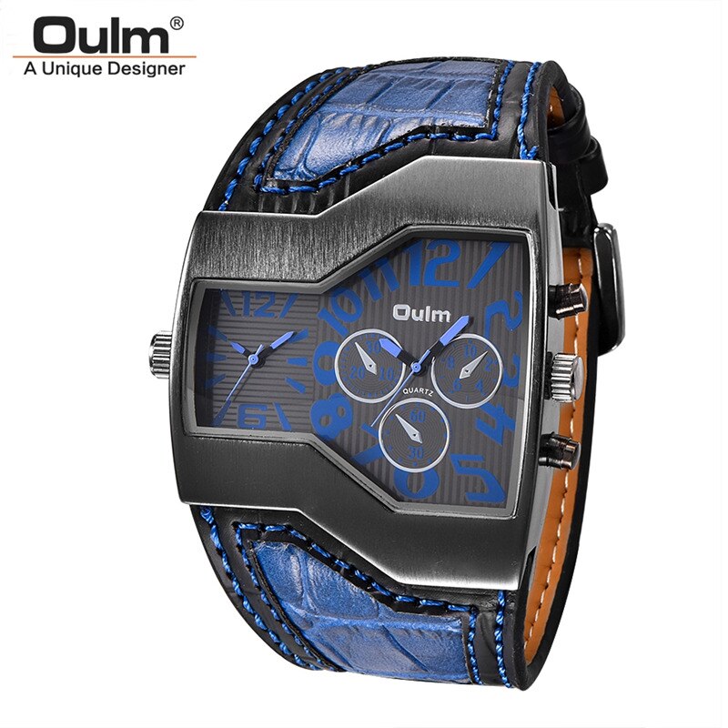 Men's Two Time Zone Quartz Sport Wristwatch Allmartdeal