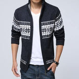Men's Wool Mandarin Collar Casual Sweater Allmartdeal