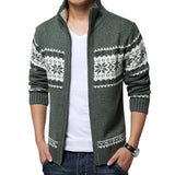 Men's Wool Mandarin Collar Casual Sweater Allmartdeal