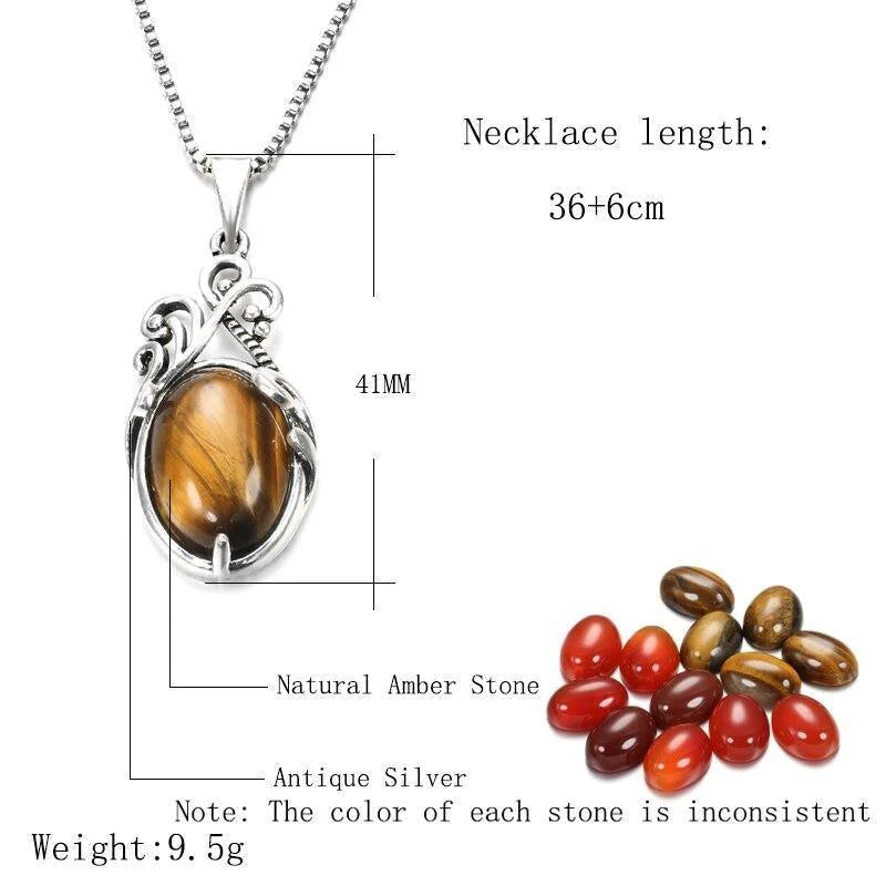 Natural Stone Necklace Earring Jewelry Set Allmartdeal