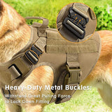 Pet German Shepherd K9 Tactical Military Vest Harness and Leash Set Allmartdeal