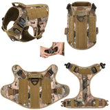 Pet German Shepherd K9 Tactical Military Vest Harness and Leash Set Allmartdeal
