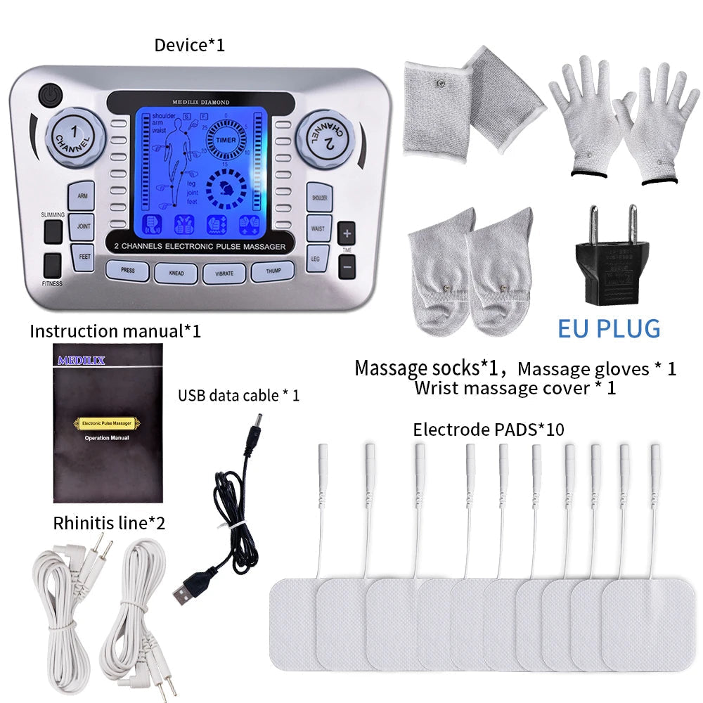 Physiotherapy Ems Muscle Stimulator Acupuncture Slimming Machine Allmartdeal