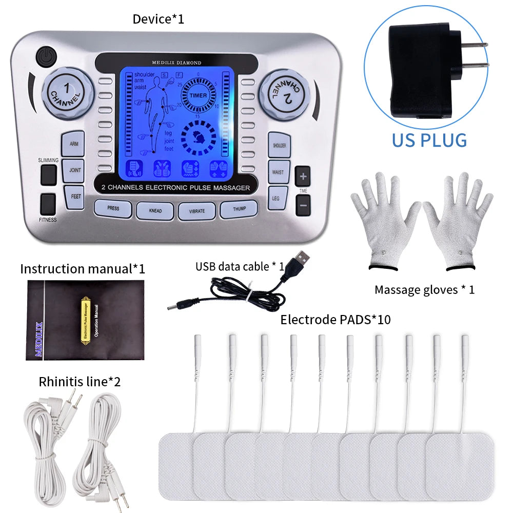 Physiotherapy Ems Muscle Stimulator Acupuncture Slimming Machine Allmartdeal