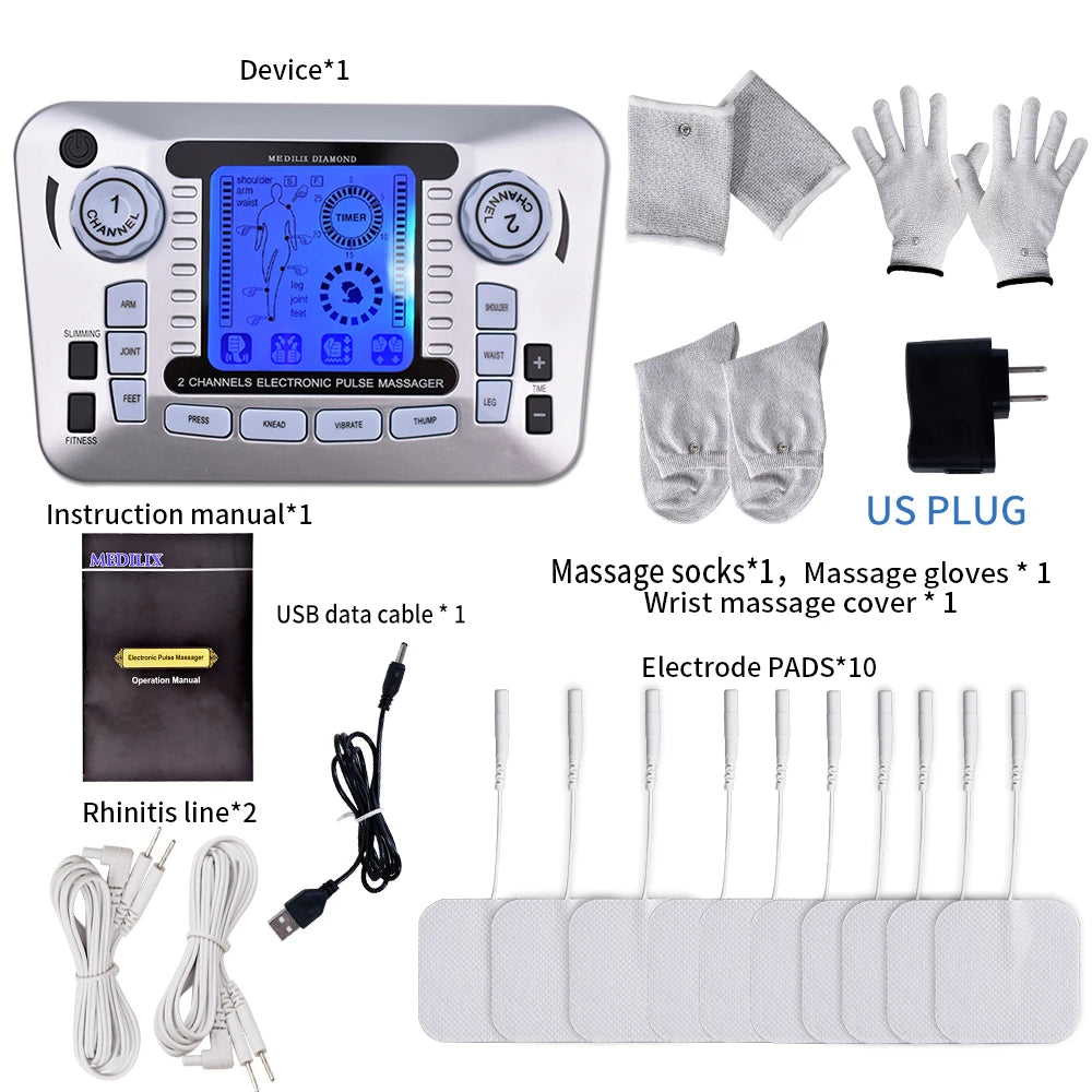 Physiotherapy Ems Muscle Stimulator Acupuncture Slimming Machine Allmartdeal