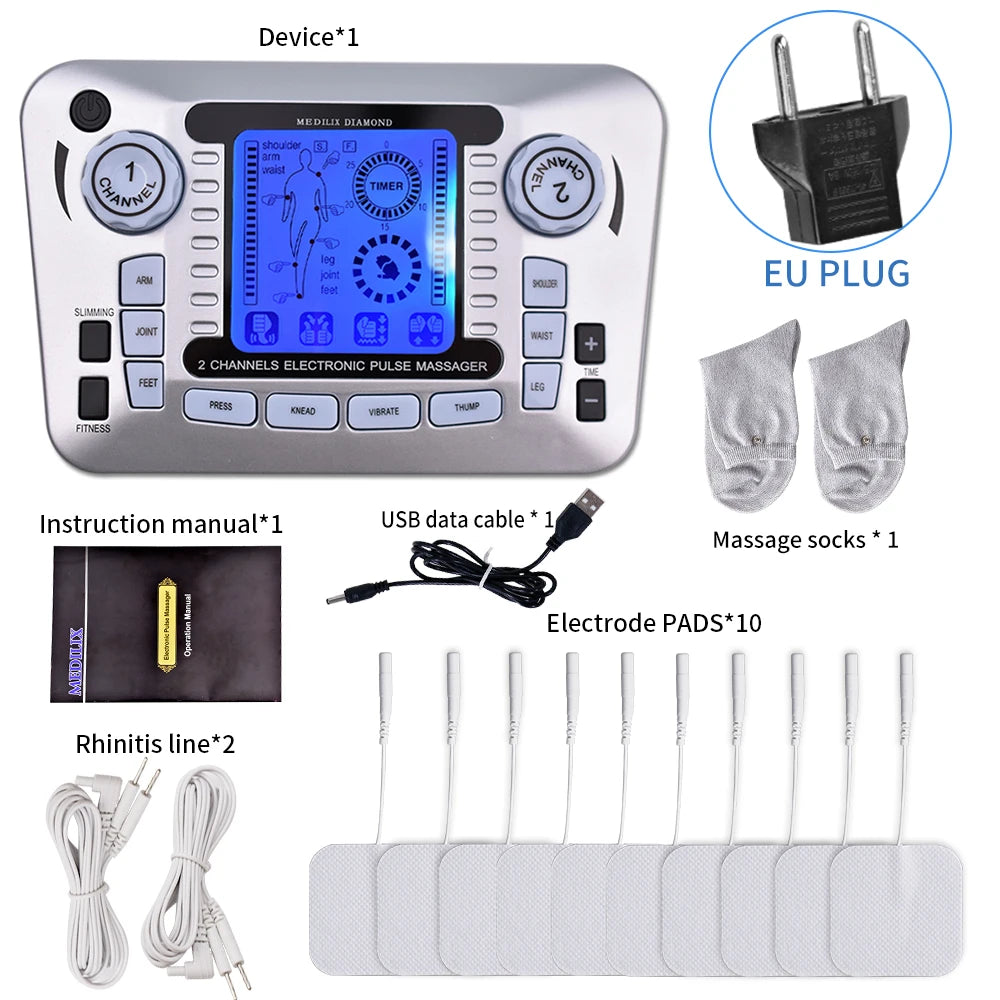 Physiotherapy Ems Muscle Stimulator Acupuncture Slimming Machine Allmartdeal