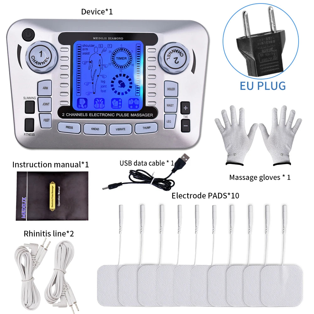 Physiotherapy Ems Muscle Stimulator Acupuncture Slimming Machine Allmartdeal