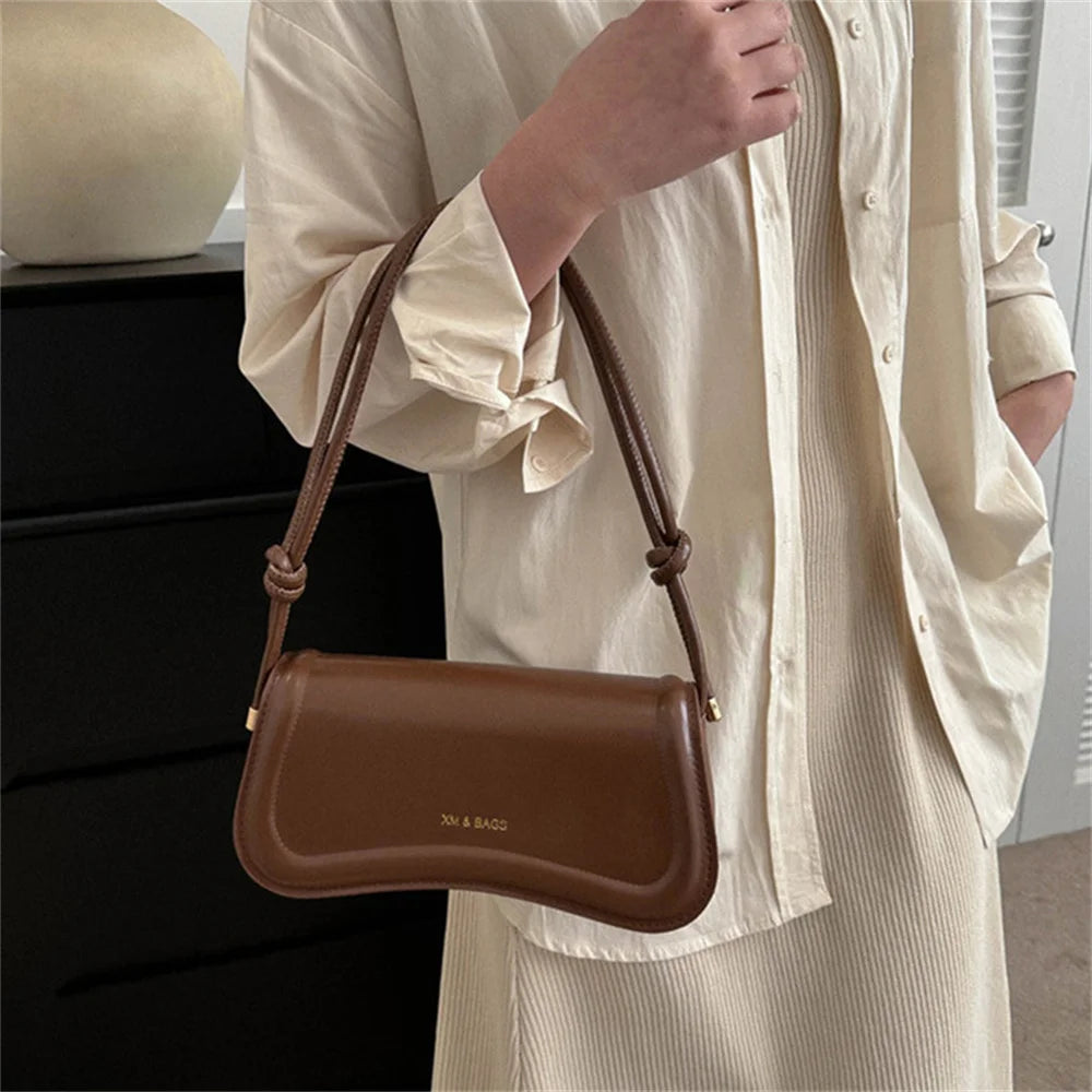 Women's PU Leather Small Top Handle Purse Handbag