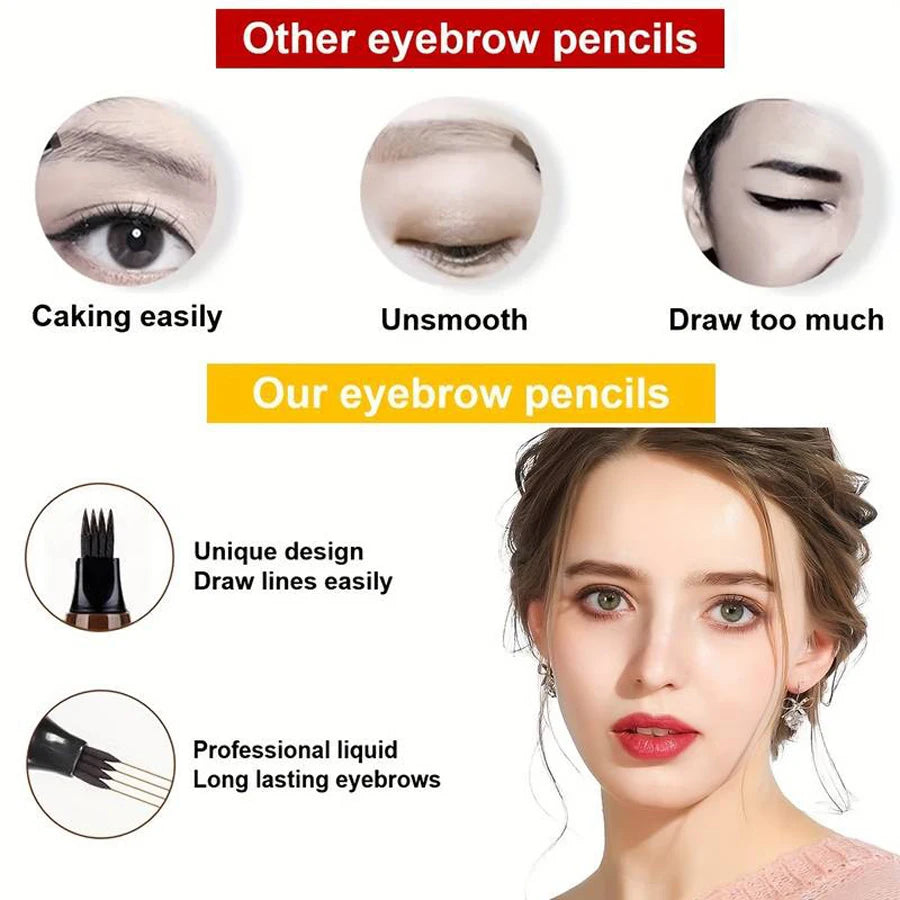 Waterproof Microblading Eyebrow Pencil Pen