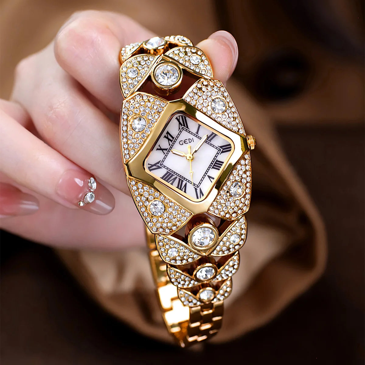 Women's Light Diamond Waterproof Watch