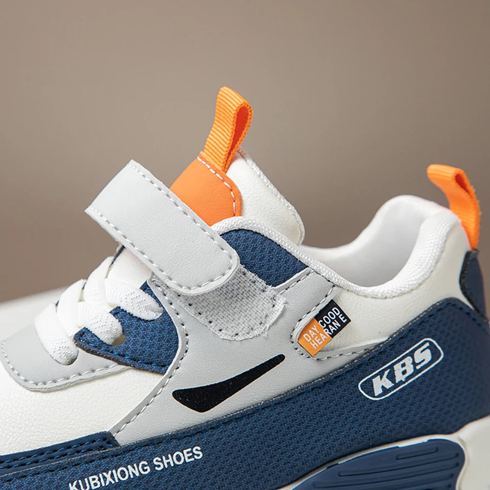 Kid's PU Leather Soft Soled Trend Sneakers