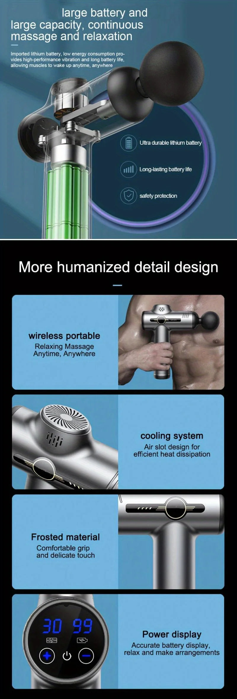 Professional Muscle Neck Back Massager Gun