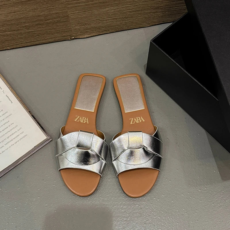 Women's Breathable Flat Soft Comfortable Sandals Slides