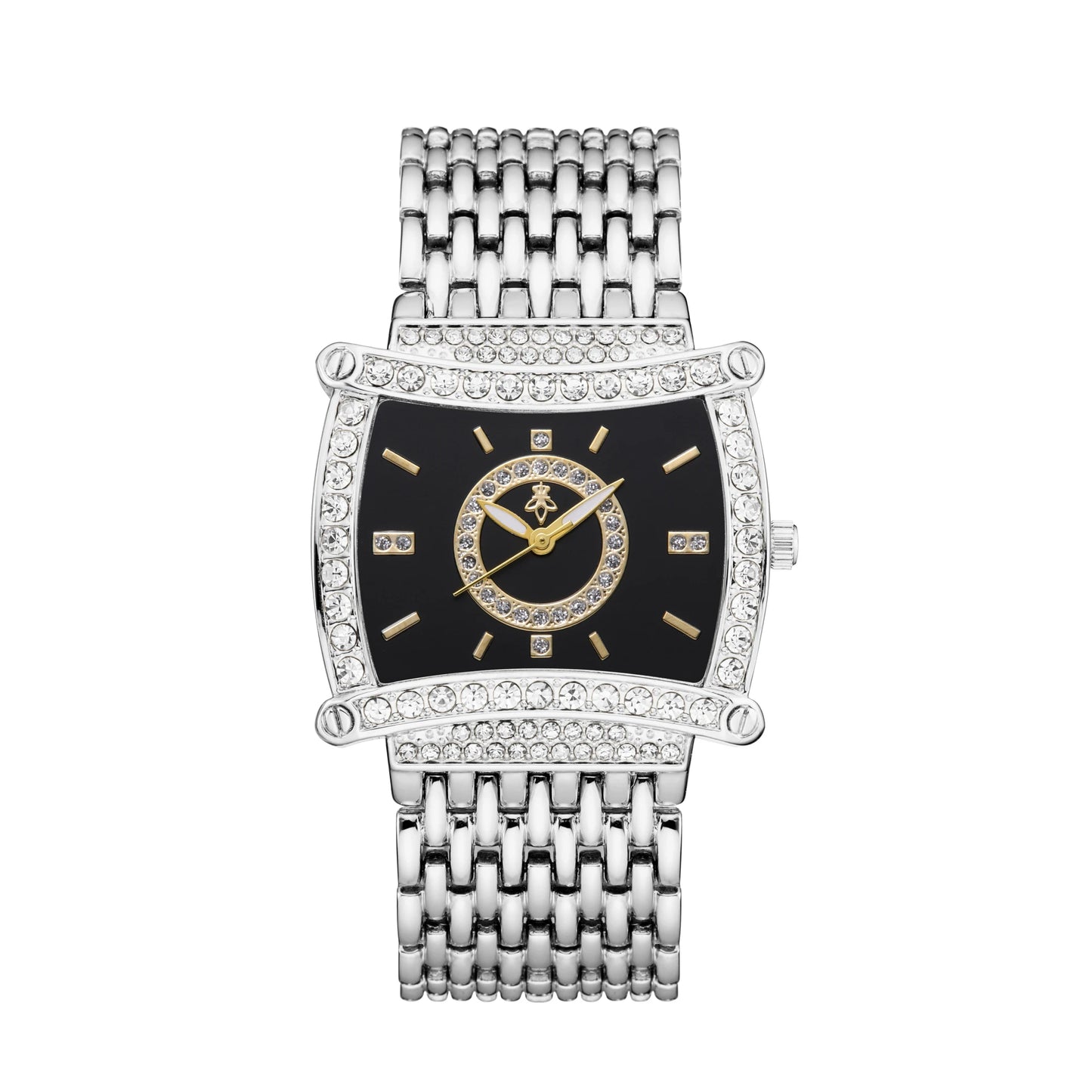 Women's Luxury Diamond-Set Dial Water Resistant Quartz Bracelet Watch