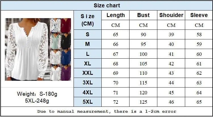 Women's V-neck Stylish Casual Loose Long Sleeve Shirt